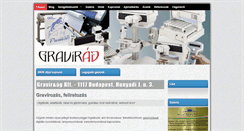 Desktop Screenshot of gravirag.hu